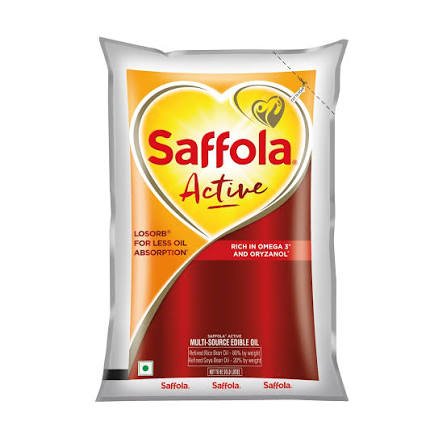 Saffola Active Rice Bran & Soyabin Oil 850g