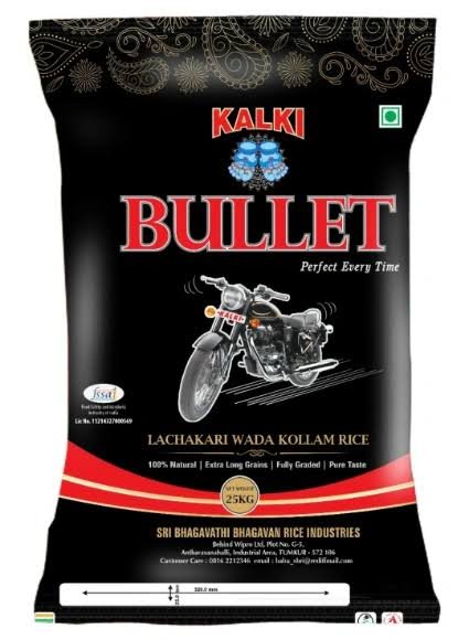Buy Kalki Bullet Lachakari Wada Kolam Rice 26 kg  Fresh Online at ZipLance