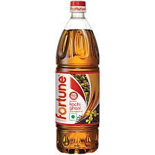 Fortune Kachi Ghani Mustard Oil 1 Litre 