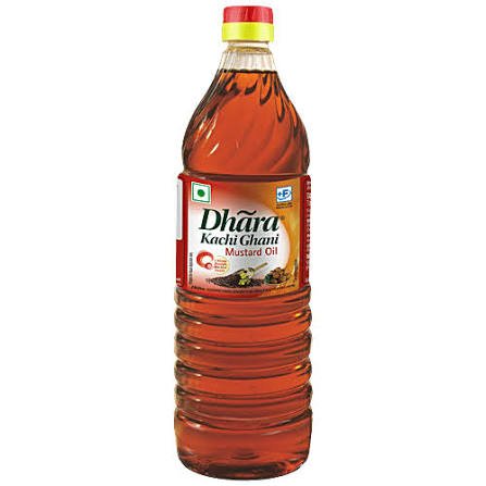 Dhara kachi Ghani Mustard Oil 1 Litre 