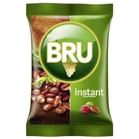 Buy BRU Instant Coffee Powder 50g Pouch Fresh Online at ZipLance