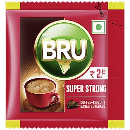 BRU Super Strong Instant Coffee Powder 2x12N