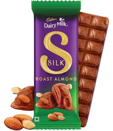 Dairy Milk Silk Roast Almond Chocolate 134g