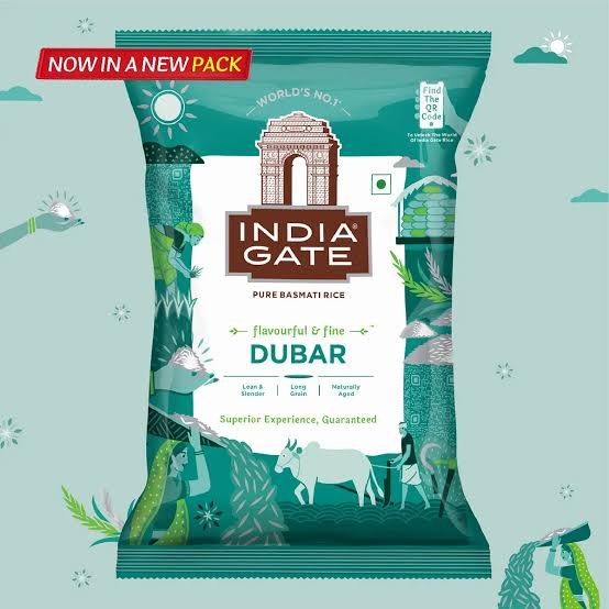 Buy India Gate Dubar Basmati Rice 1 kg Fresh Online at ZipLance
