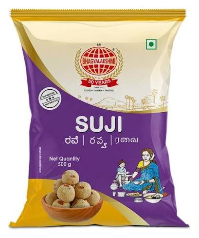 Buy Bhagyalakshmi Suji 500g Fresh Online at ZipLance