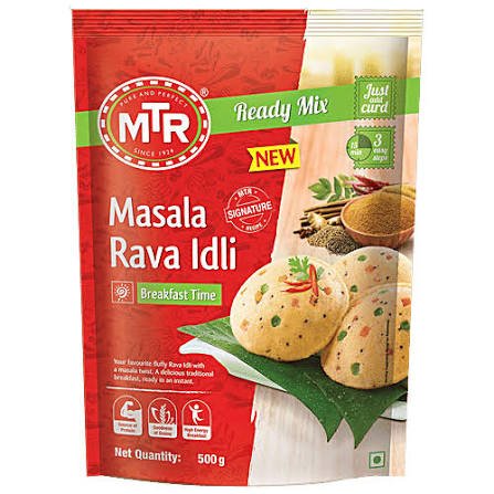 Buy MTR Masala Rava Idli Mix 500g Fresh Online at ZipLance