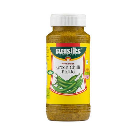 Swastik Green Chilli Pickle 500g ( North Indian)