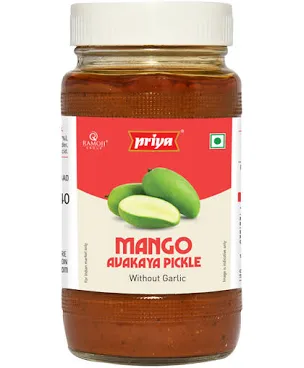Priya Mango Avakaya Pickle without Garlic 300g