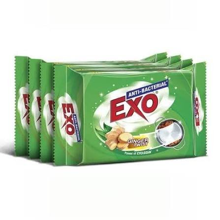 Exo Anti- Bacterial Dishwash Bar 480g ( 120g x 4)