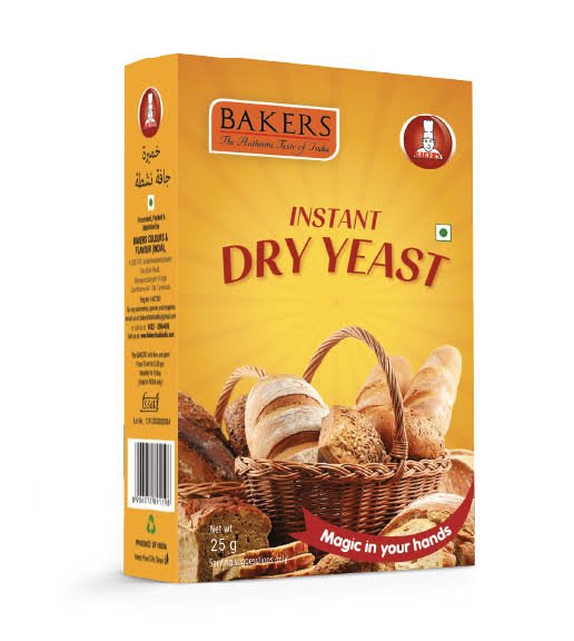 Buy Baker's Instant Dry Yeast 25g Fresh Online at ZipLance