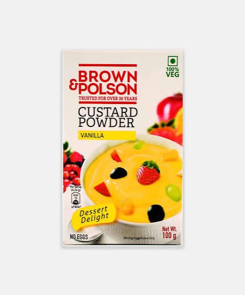 Brown & Polson Custard Powder (Vanilla) 100g